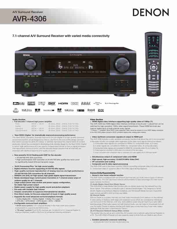 Denon Stereo System AVR-4306-page_pdf